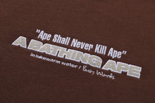 BAPE SLOGAN RELAXED FIT CREWNECK SWEATSHIRT