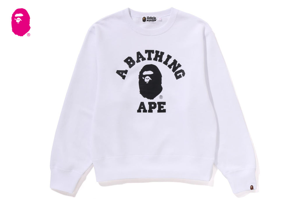 トップス A BATHING APE COLLEGE CREWNECK 2XL COLLEGE CREWNECK SWEATSHIRT | bape.com