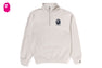 BY BATHING APE HALF ZIP SWEATSHIRT