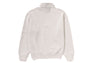 BY BATHING APE HALF ZIP SWEATSHIRT