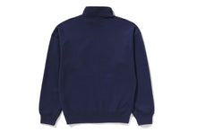 BY BATHING APE HALF ZIP SWEATSHIRT
