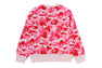 ABC CAMO RHINESTONE BAPE STA CREWNECK SWEATSHIRT