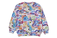 ART CAMO APE HEAD RELAXED FIT CREWNECK SWEATSHIRT