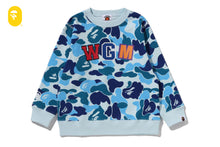 ABC CAMO SHARK CREWNECK SWEATSHIRT