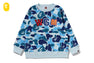 ABC CAMO SHARK CREWNECK SWEATSHIRT