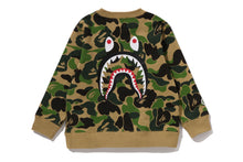 ABC CAMO SHARK CREWNECK SWEATSHIRT