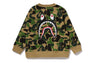 ABC CAMO SHARK CREWNECK SWEATSHIRT