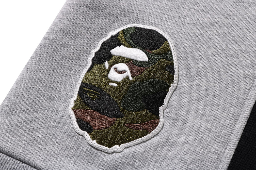 BAPE 星柄ポロシャツ グレー/バーガンディ A BATHING APE - BAPE sta スター ポロシャツ グレー ベイプ a bathing