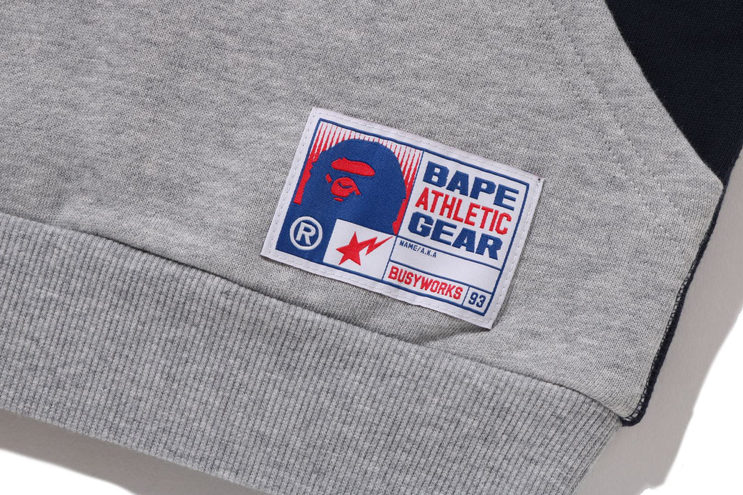 BAPE RELAXED FIT HALF ZIP SWEATSHIRT | bape.com