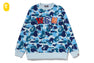 ABC CAMO SHARK CREWNECK SWEATSHIRT