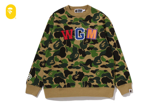 ABC CAMO SHARK CREWNECK SWEATSHIRT