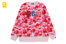 ABC CAMO SHARK CREWNECK SWEATSHIRT