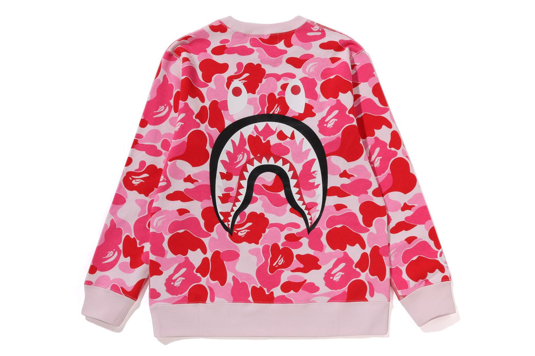 ABC CAMO SHARK CREWNECK SWEATSHIRT | bape.com
