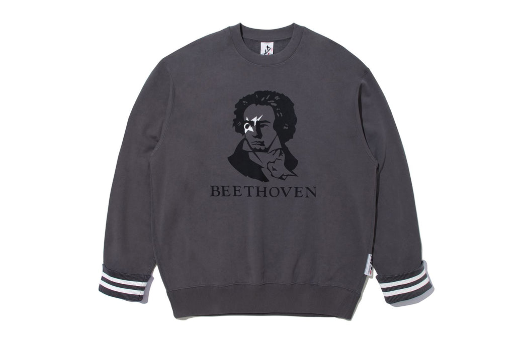 BAPE BY KAZUKI KURAISHI 】RELAXED FIT CREWNECK SWEATSHIRT | bape.com
