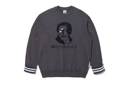 【 BAPE BY KAZUKI KURAISHI 】BEETHOVEN CREWNECK SWEATSHIRT