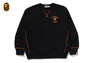 A RISING BAPE RELAXED FIT CREWNECK SWEATSHIRT
