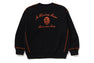 A RISING BAPE RELAXED FIT CREWNECK SWEATSHIRT