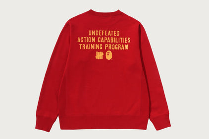 【BAPE X UNDFTD】 CREWNECK SWEATSHIRT
