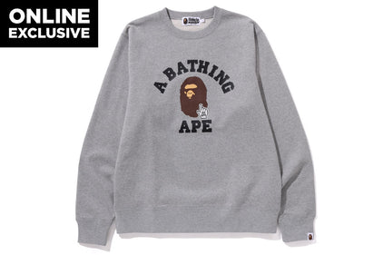 GO APE POINTER COLLEGE CREWNECK BAPEC