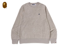 NEON CAMO JACQUARD SWEATSHIRTS