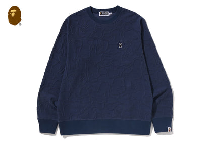 NEON CAMO JACQUARD SWEATSHIRTS