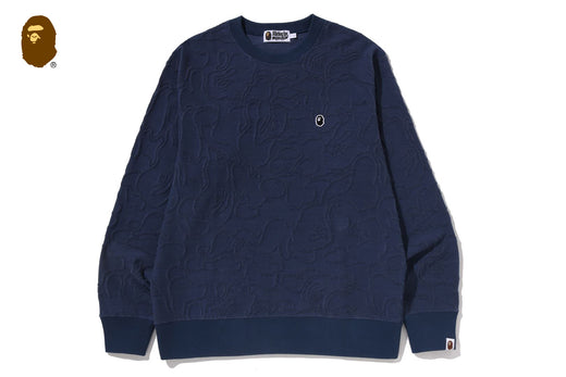 NEON CAMO JACQUARD SWEATSHIRTS