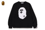 BIG APE HEAD CREWNECK SWEATSHIRT