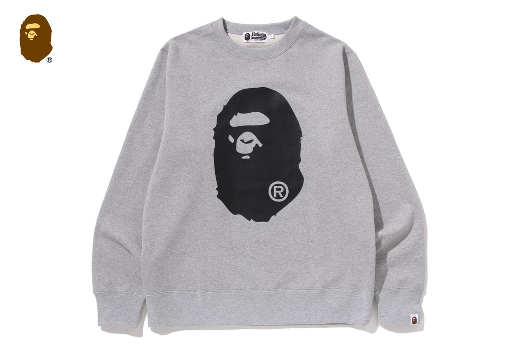 BIG APE HEAD CREWNECK SWEATSHIRT | bape.com