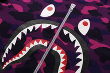 COLOR CAMO SHARK CREWNECK SWEATSHIRT