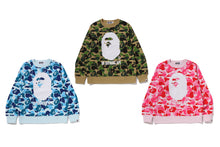 ABC CAMO BY BATHING APE CREWNECK SWEATSHIRT