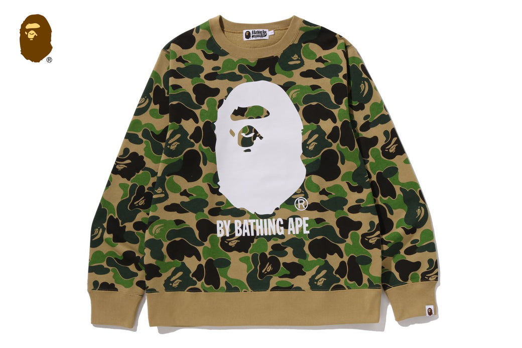 ABC CAMO BY BATHING APE CREWNECK SWEATSHIRT | bape.com