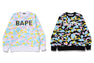 NEW MULTI CAMO RHINESTONE REGULAR FIT CREWNECK SWEATSHIRT