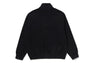 GARMENT DYE ONE POINT HALF ZIP RELAXED FIT CREWNECK SWEATSHIRT