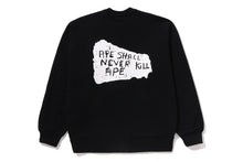 BAPE LOGO REVERSIBLE LOOSE FIT CREWNECK SWEATSHIR