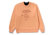 BAPE LOGO REVERSIBLE LOOSE FIT CREWNECK SWEATSHIR
