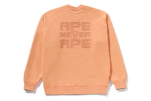 BAPE LOGO REVERSIBLE LOOSE FIT CREWNECK SWEATSHIR