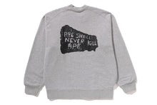 BAPE LOGO REVERSIBLE LOOSE FIT CREWNECK SWEATSHIR