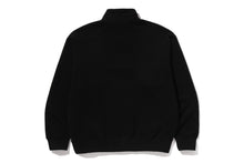 COLLEGE HALF ZIP RELAXED FIT CREWNECK SWEATSHIRT