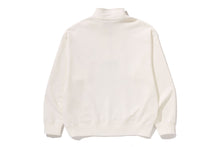 COLLEGE HALF ZIP RELAXED FIT CREWNECK SWEATSHIRT