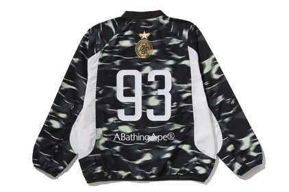SCREEN CAMO FOOTBALL LOGO RELAXED FIT CREWNECK SWEATSHIRT