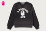 VINTAGE WASHED COLLEGE CREWNECK SWEATSHIRT