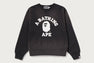 VINTAGE WASHED COLLEGE CREWNECK SWEATSHIRT