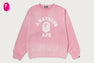 VINTAGE WASHED COLLEGE CREWNECK SWEATSHIRT