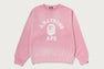 VINTAGE WASHED COLLEGE CREWNECK SWEATSHIRT