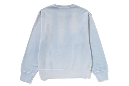 VINTAGE WASHED COLLEGE CREWNECK SWEATSHIRT