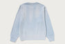 VINTAGE WASHED COLLEGE CREWNECK SWEATSHIRT