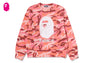 GLITCH WOODLAND CAMO BY BATHING APE CREWNECK SWEATSHIRT