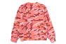 GLITCH WOODLAND CAMO BY BATHING APE CREWNECK SWEATSHIRT