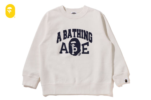 BAPE WASHED EFFECT CREWNECK SWEATSHIRT