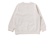 BAPE WASHED EFFECT CREWNECK SWEATSHIRT